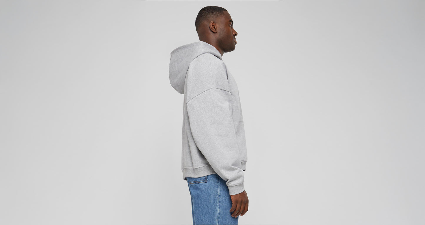 PAZ GOD DID Zip Hoodie Grey
